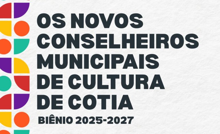 Cotia escolhe os novos conselheiros municipais de cultura