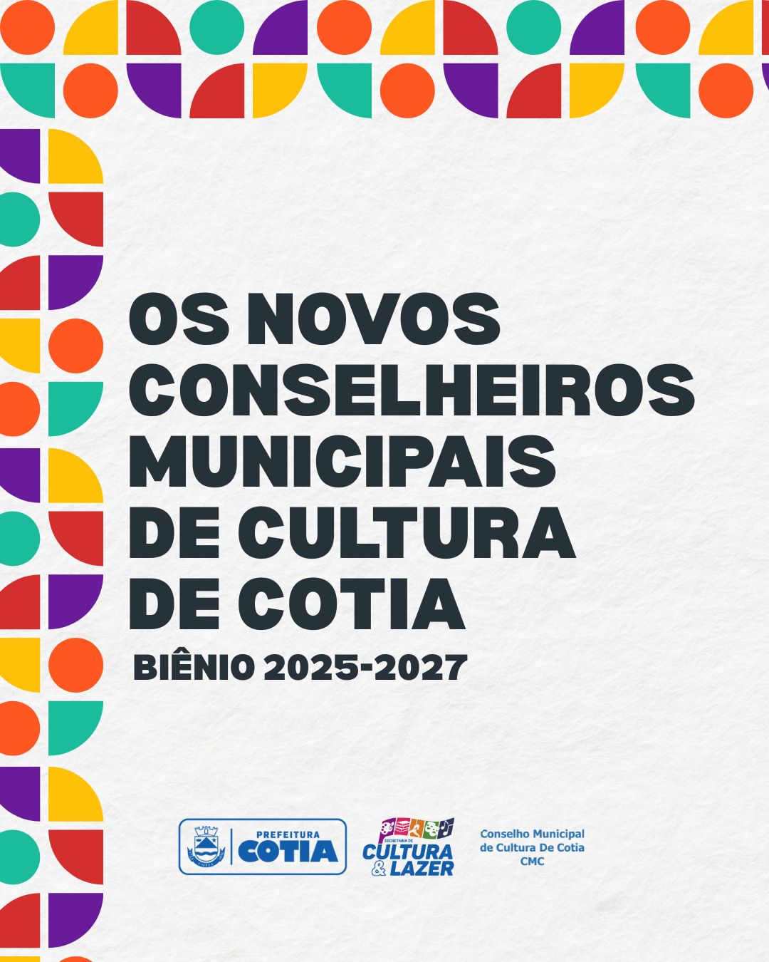 Cotia escolhe os novos conselheiros municipais de cultura