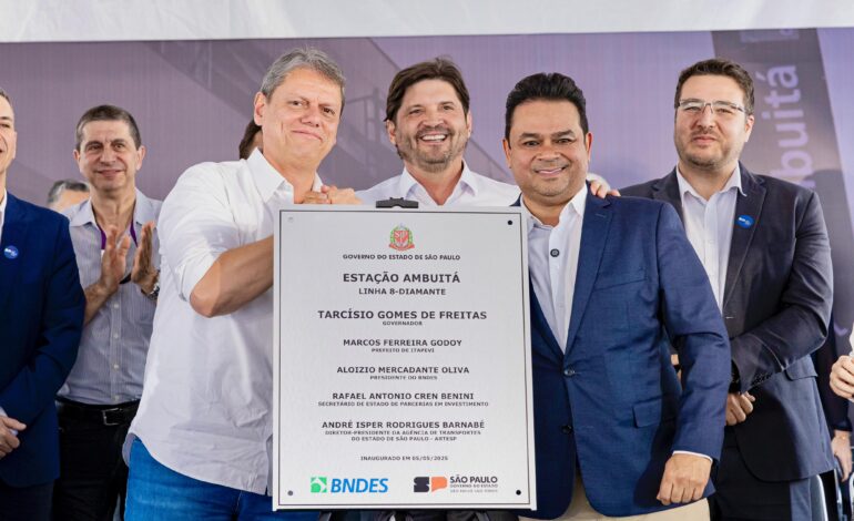 Itapevi inaugura Estação Ambuitá e entra na rota do futuro trem Intercidades Sorocaba/São Paulo