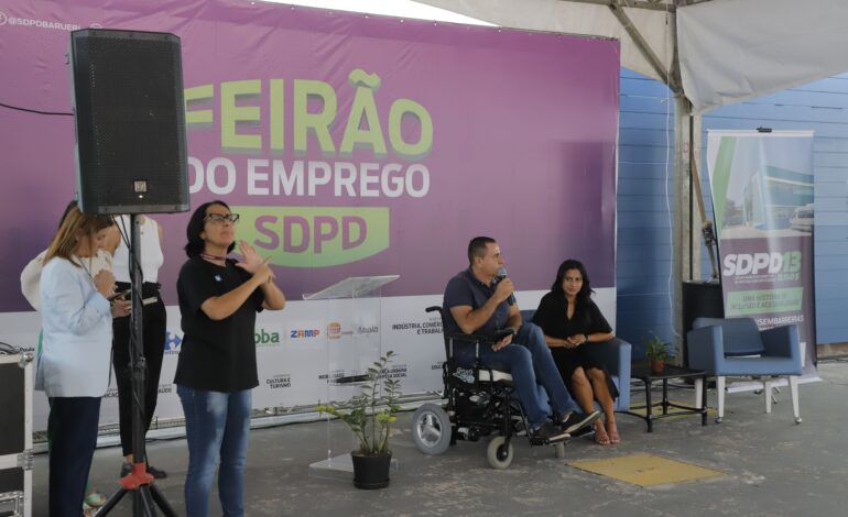 Feirão de Emprego SDPD 2025 em Barueri oferece oportunidades para pessoas com deficiência
