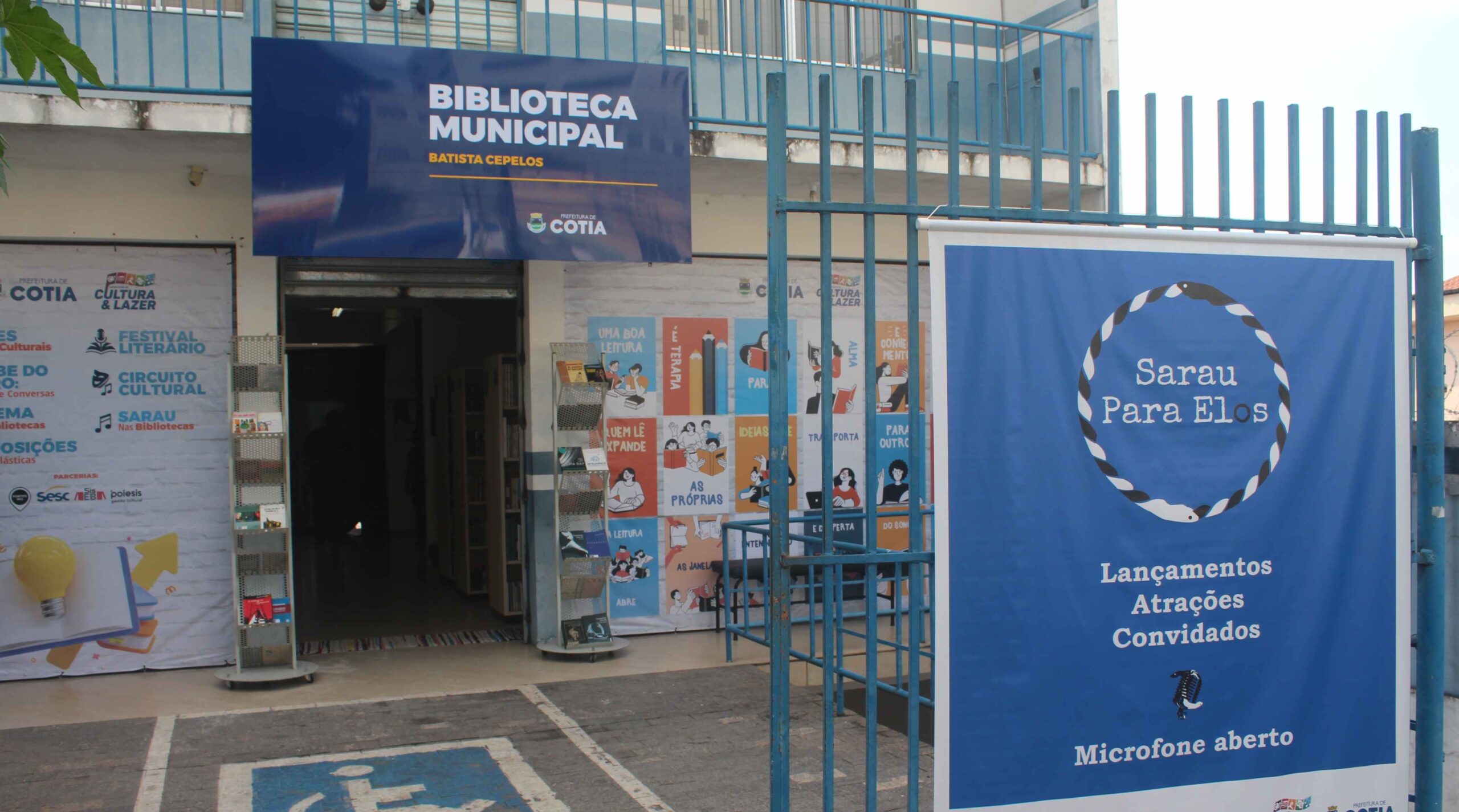 Biblioteca Batista Cepelos permanecerá fechada até o dia 15/06 para reforma