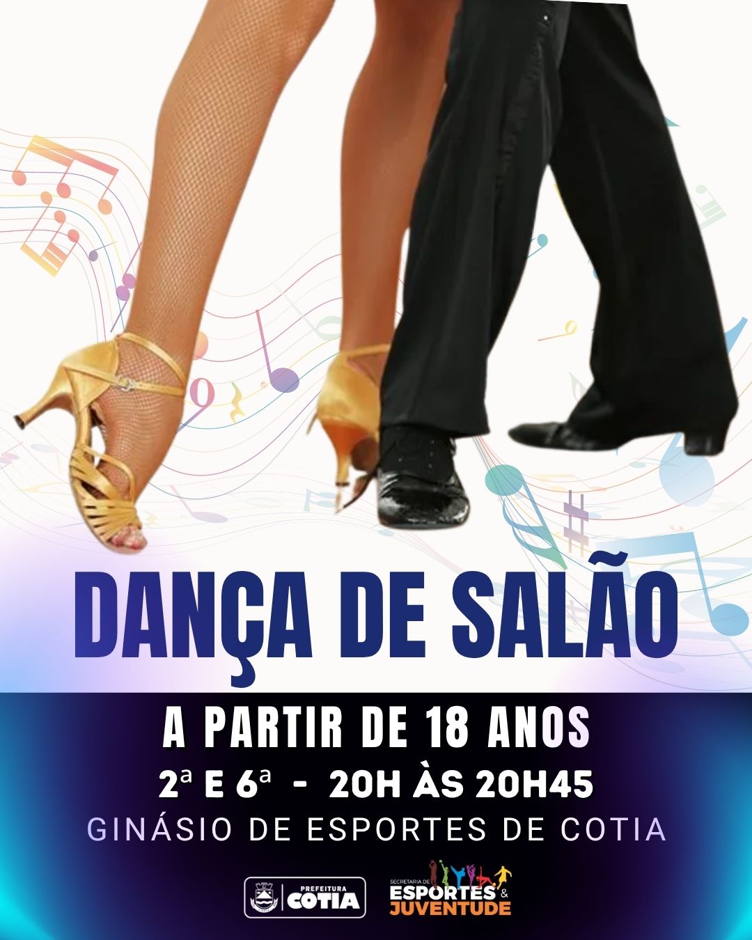 Secretaria de Esportes passa a oferecer aula de Dança de Salão no Ginásio de Esportes