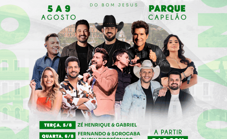 Shows musicais e muitos eventos marcam os 300 anos do Bom Jesus em Pirapora