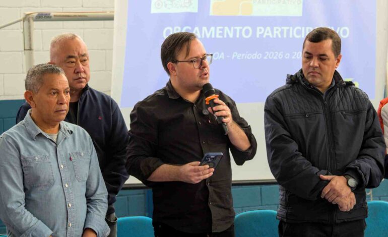 Prefeitura segue com programação do Orçamento Participativo. Amanhã, 29, tem reunião na Câmara, às 19h30