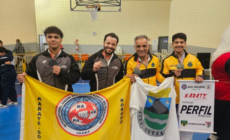 Delegação de Cotia encerra participação nos Jogos Regionais 2025 com um saldo de 11 medalhas