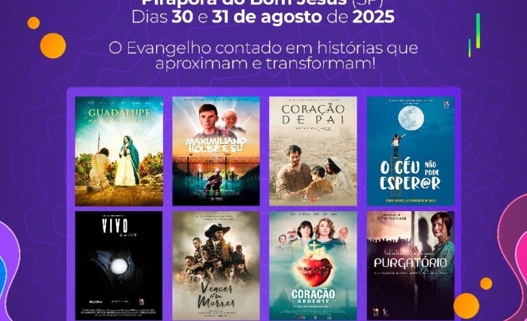 PIRAPORA DO BOM JESUS SEDIA PRIMEIRA EDIÇÃO DO FESTIVAL DE CINEMA CATÓLICO