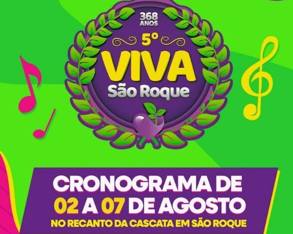 Viva São Roque 2025 está chegando com uma programação repleta de atrações imperdíveis