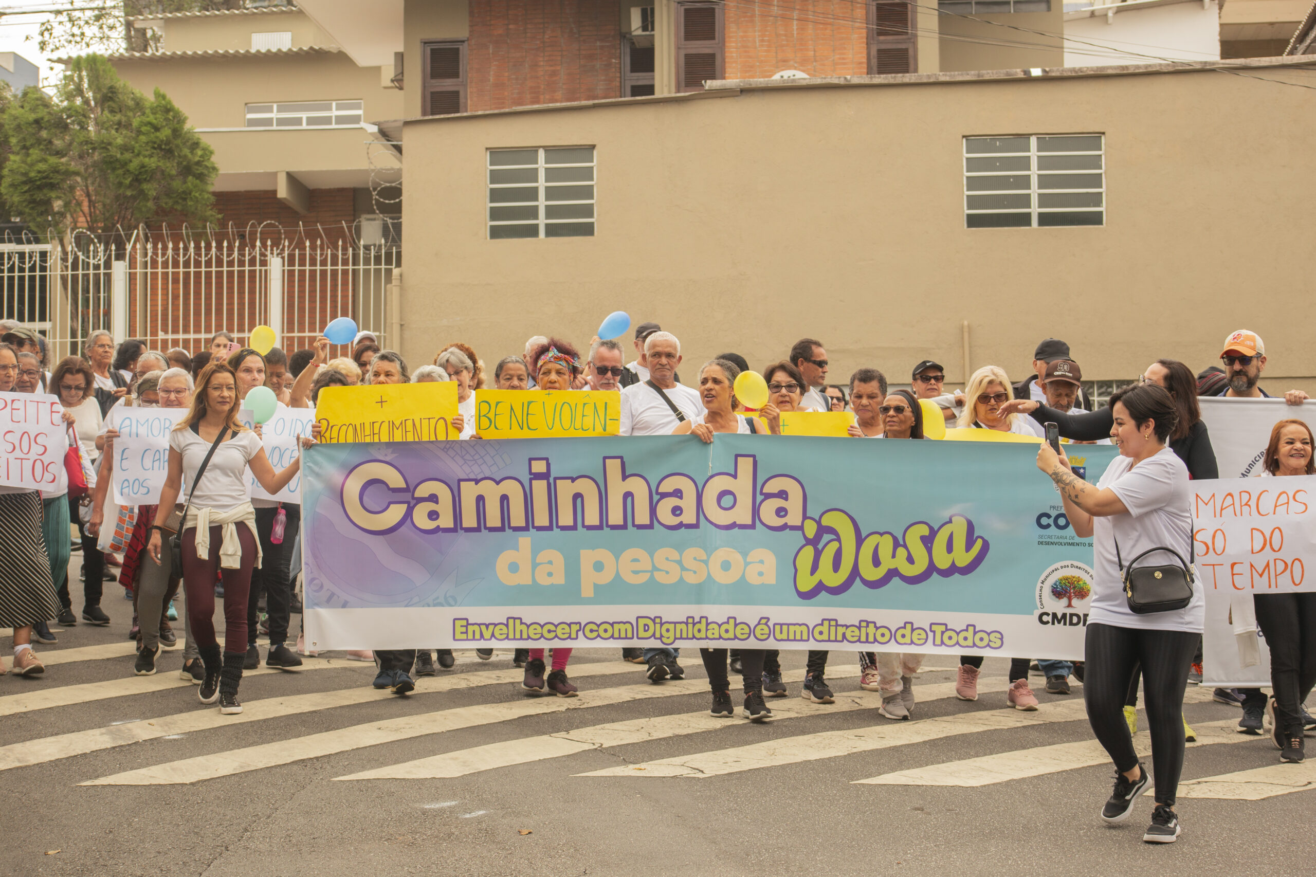 No dia 4 de outubro, cotianos caminharão para celebrar o mês da Pessoa Idosa