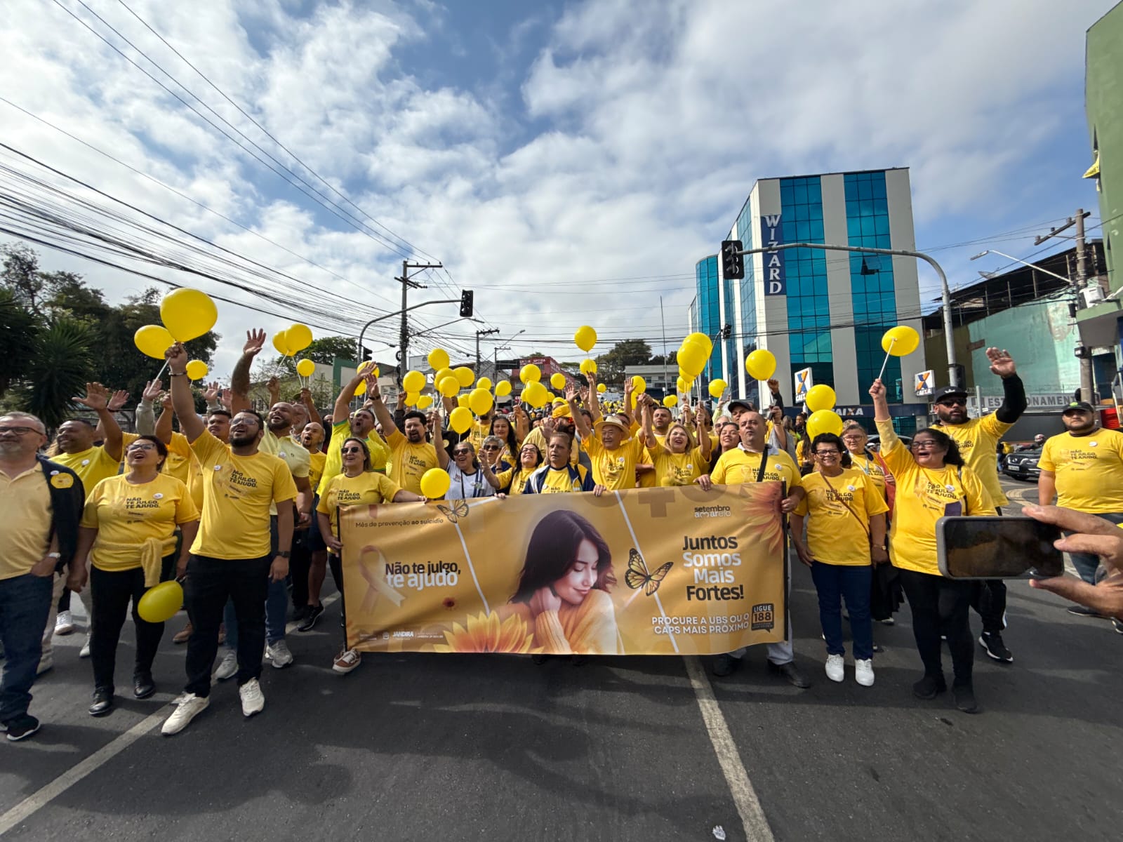 Jandira ganha destaque nacional com caminhada do setembro Amarelo 
