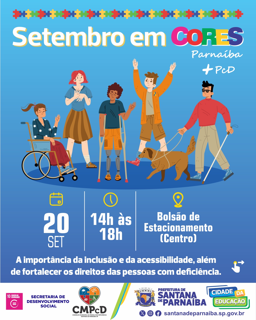 Santana de Parnaíba promove evento especial alusivo ao Dia Nacional de Luta da Pessoa com Deficiência