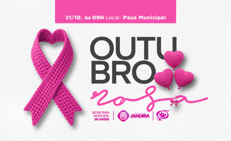 Jandira realiza evento especial do Outubro Rosa com palestras e conscientização sobre o câncer de mama  