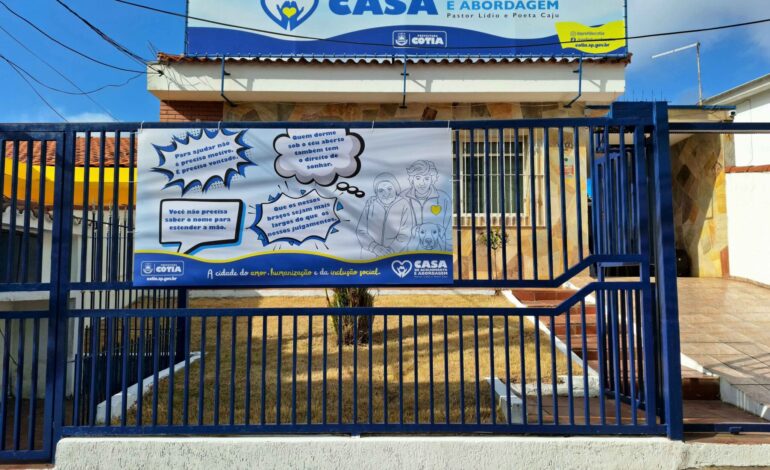 Em 19 dias, casa de passagem de Cotia fez 425 atendimentos a pessoas em situação de rua