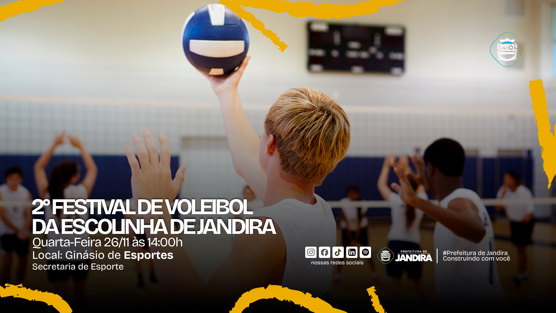 2° Festival de Voleibol da Escolinha de Jandira celebra conquistas e espírito esportivo no municípioEvento encerra o calendário esportivo de 2025 com jogos e celebração no Ginásio Brotinho