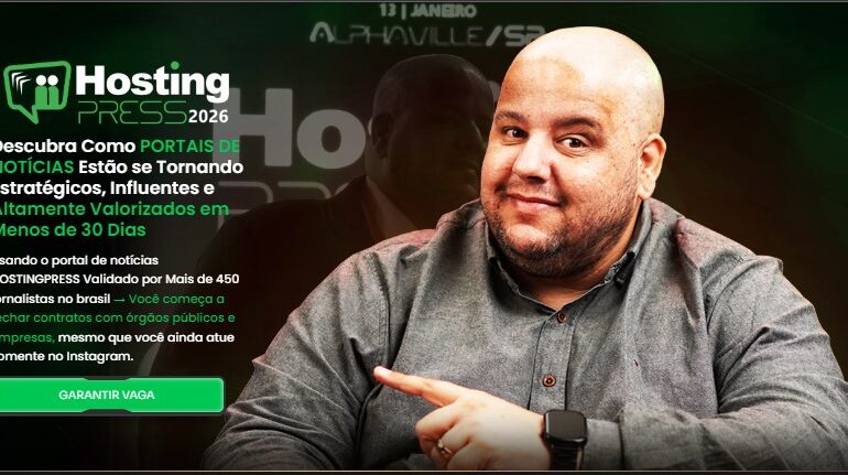 HostingPRESS 2026 chega a Alphaville para transformar portais de notícias em negócios lucrativos e estratégicos