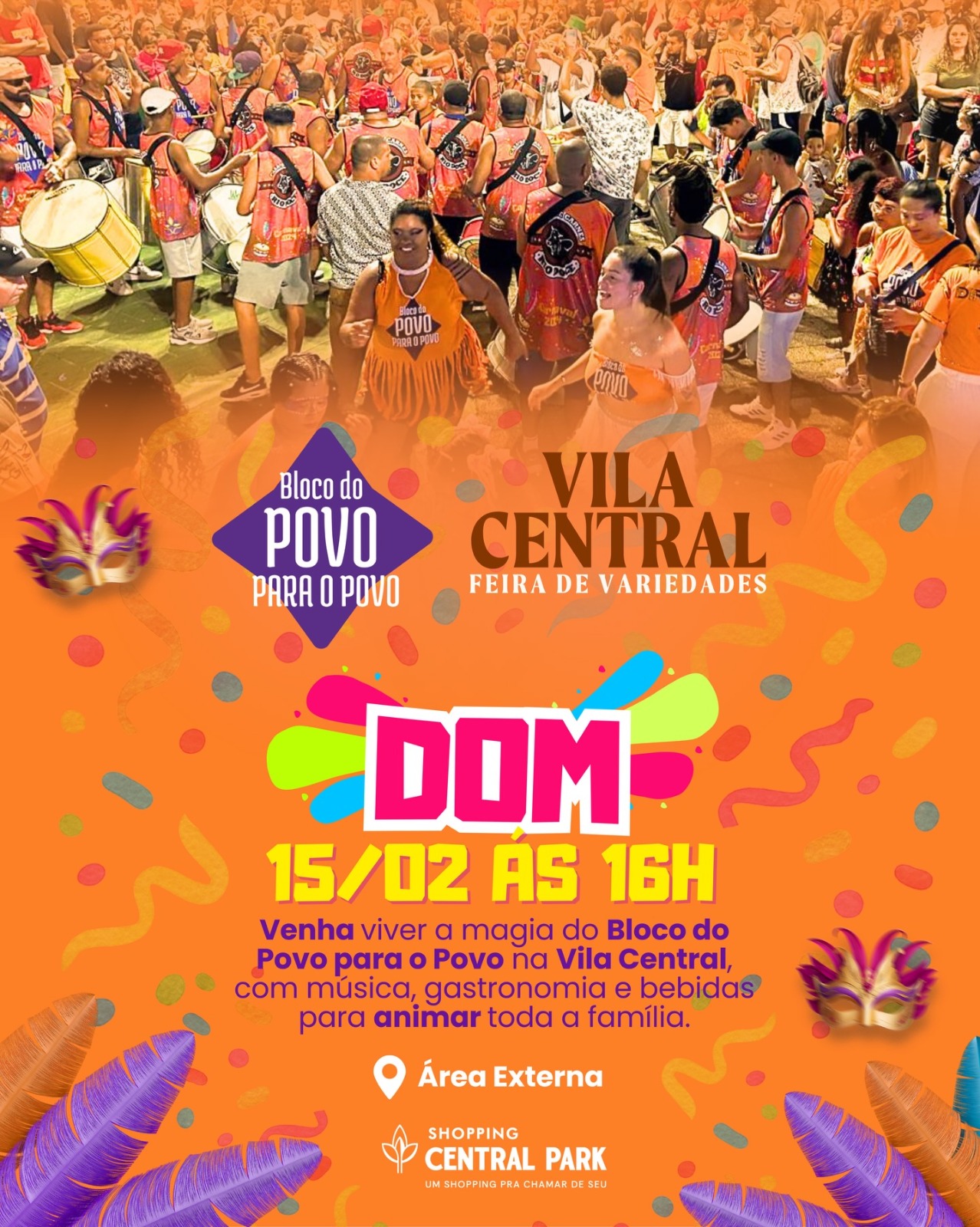 Bloco Do Povo para o Povo se apresenta na Feira de Variedades em Vargem Grande Paulista