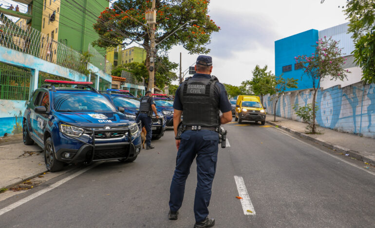 Carapicuíba registra queda nos índices de furto, roubo e crimes contra veículos, com apoio da Guarda Civil Municipal