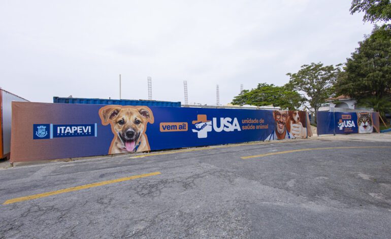 Obras da Unidade de Saúde Animal de Itapevi atingem 60% de execução