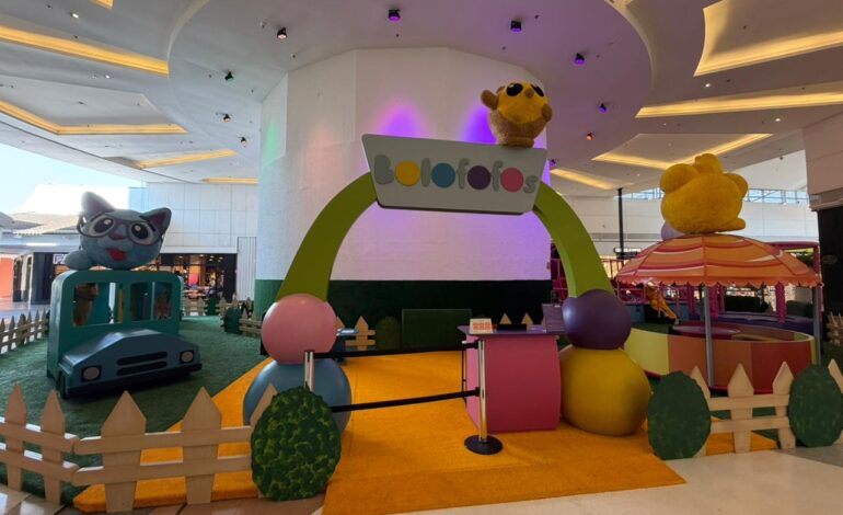 Parque Bolofofos leva cor e diversão ao Shopping Tamboré