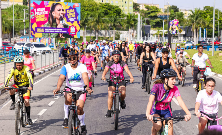 Prefeitura de Itapevi realiza Bicicletaço Delas em celebração ao Dia da Mulher