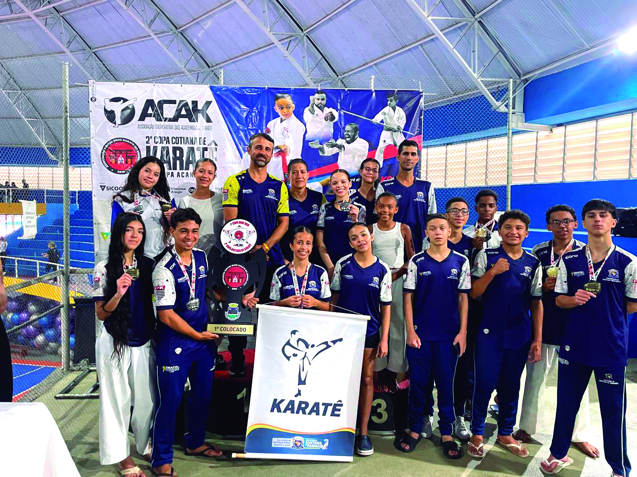 Equipe de Karatê conquista título da 1ª Etapa do Circuito ACAK 2026