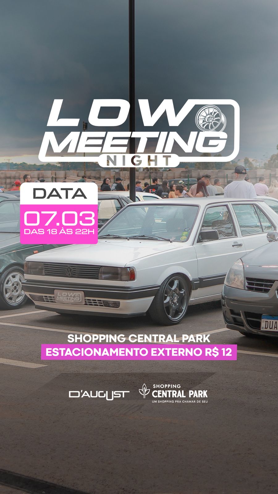 Ação ocorre no estacionamento do empreendimento do Shopping Central Park