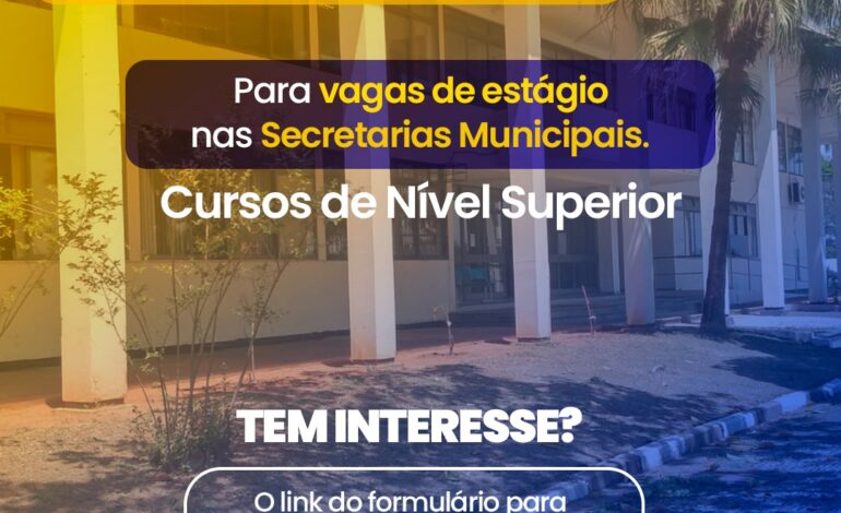 Prefeitura de Mairinque realiza cadastro para banco de talentos de estagiários