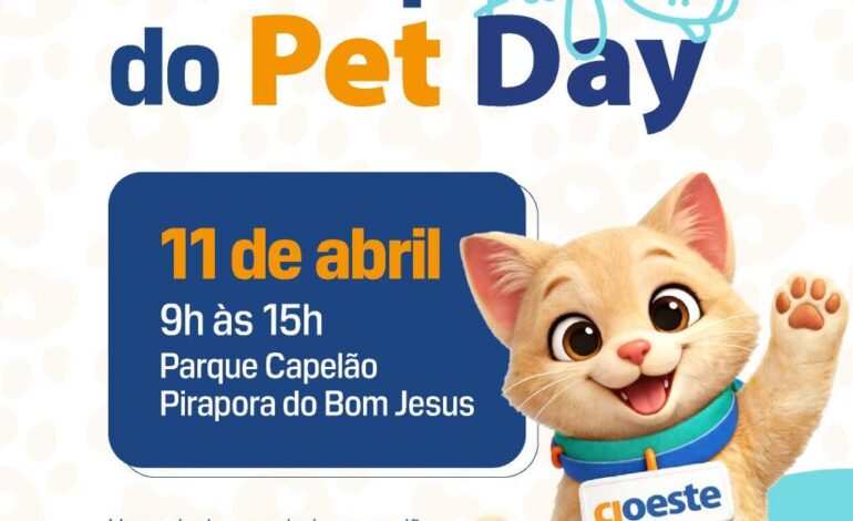 CIOESTE realiza primeiro Pet Day intermunicipal em Pirapora do Bom Jesus