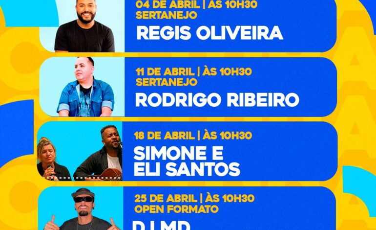 Cultura na Praça terá programação especial durante o mês de abril em Mairinque
