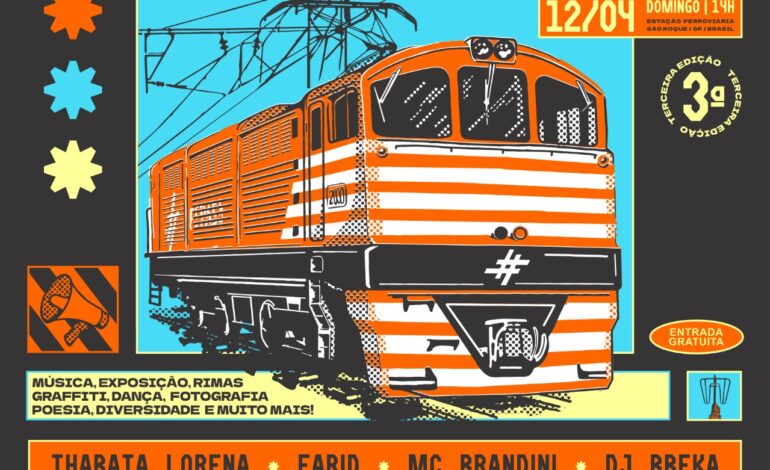 Festival de arte e cultura urbana ocupa a Estação Ferroviária de São Roque