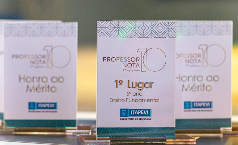 Itapevi premia educadores com R$ 68 mil e carro 0 km na 5ª edição do Professor Nota 10