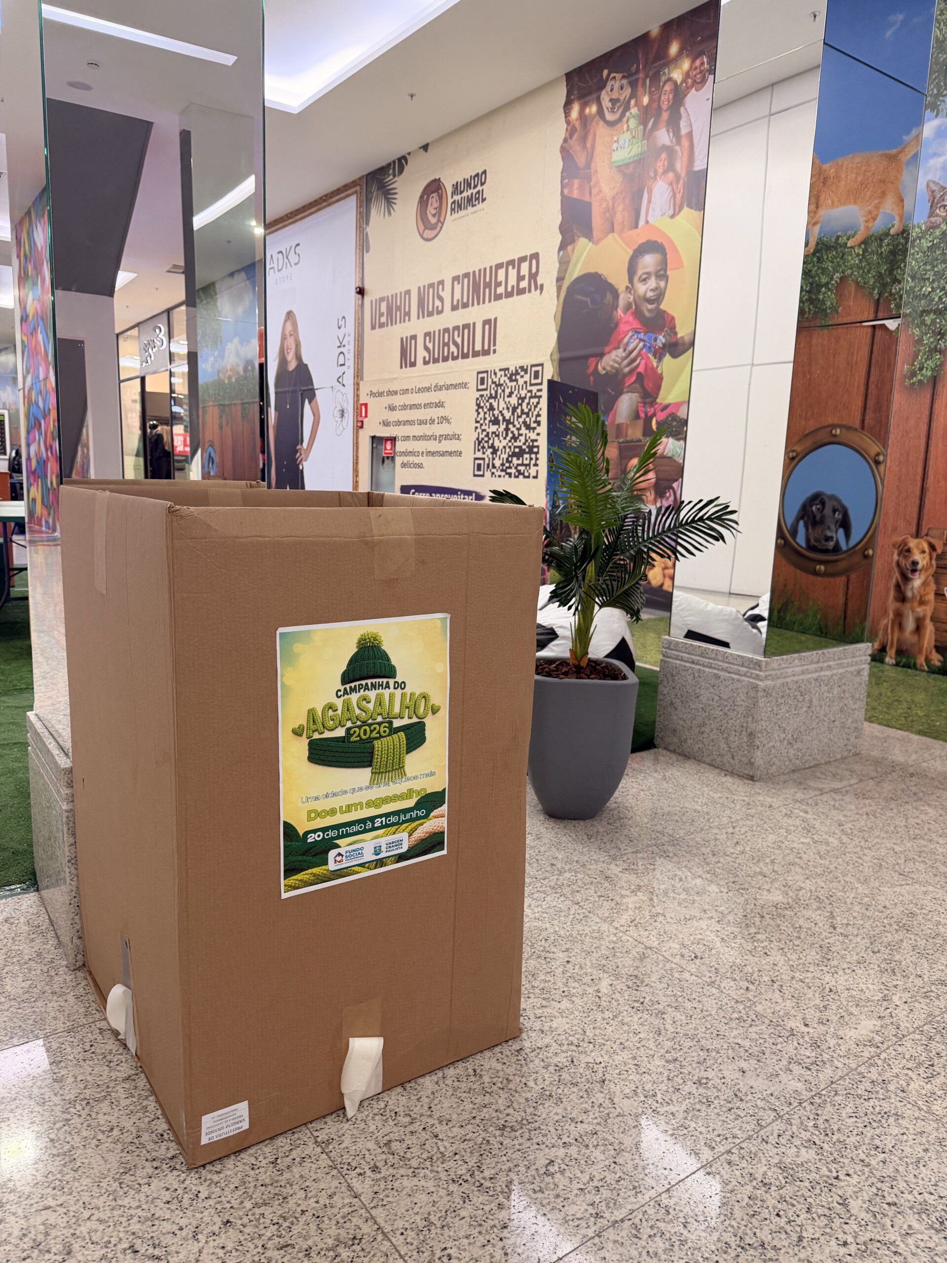 Shopping Central Park participa da Campanha do Agasalho em Vargem Grande Paulista