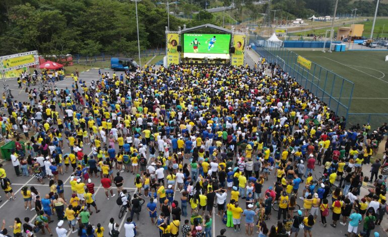 Itapevi terá Arena Hexa no Parque da Cidade para transmissão dos jogos da Seleção Brasileira