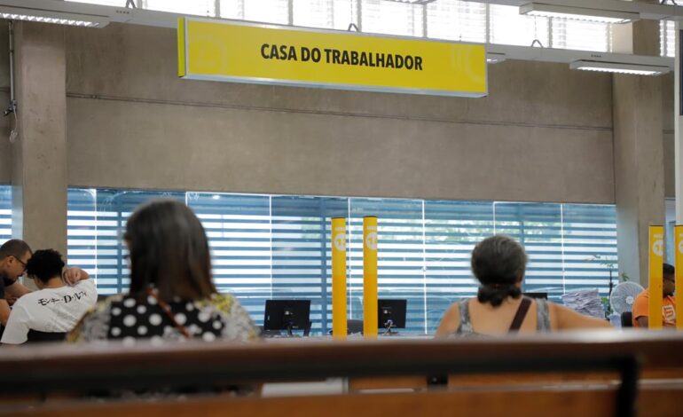 Casa do Trabalhador oferece 24 vagas de emprego abertas a partir desta terça (23)
