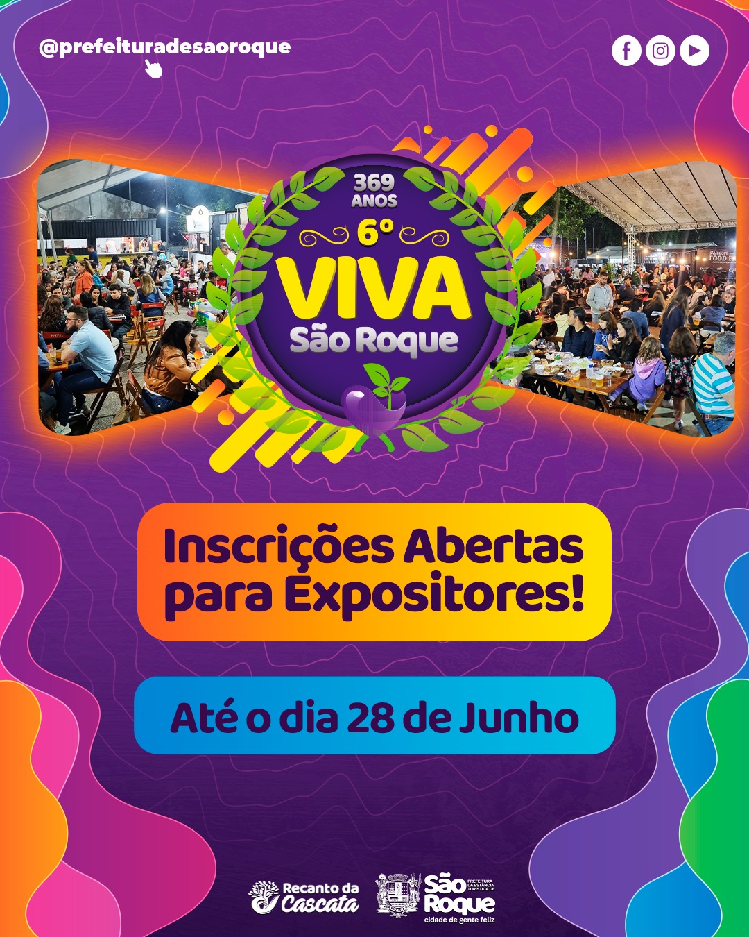 Já estão abertas as Inscrições para expositores do Viva São Roque