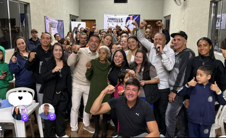 MIRELLE TREVISAN FORTALECE DIÁLOGO COM LIDERANÇAS DO ROCHDALE E RECEBE APOIO DE ROGÉRIO LINS