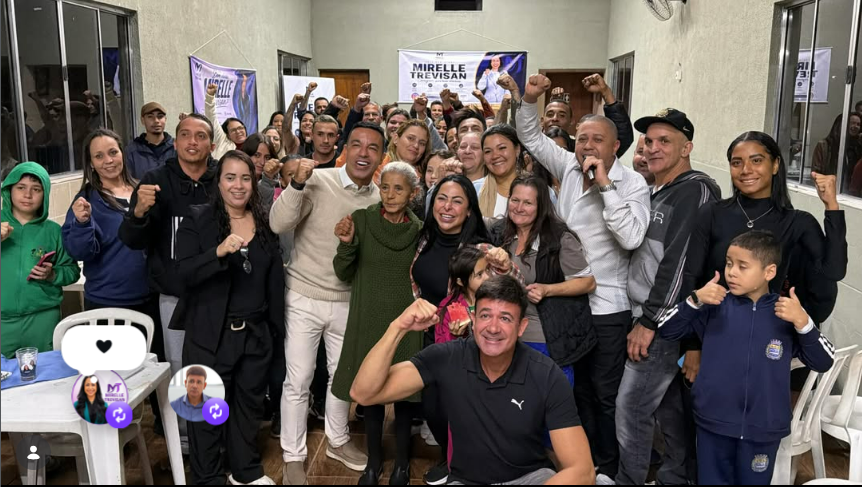 MIRELLE TREVISAN FORTALECE DIÁLOGO COM LIDERANÇAS DO ROCHDALE E RECEBE APOIO DE ROGÉRIO LINS