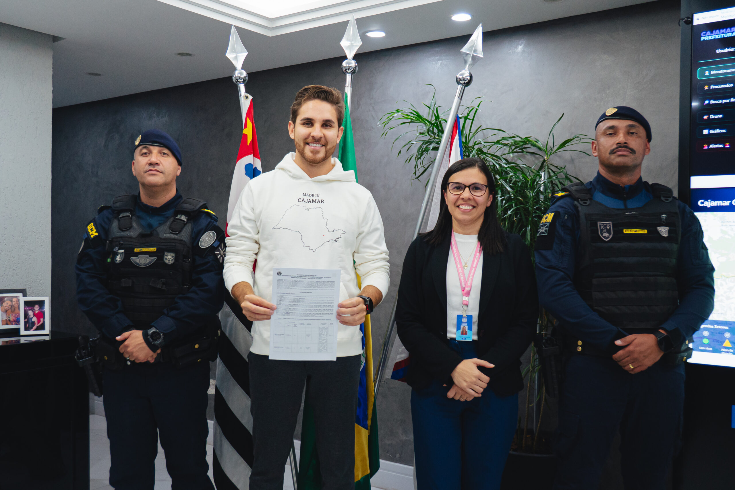 Plano de Carreira da Guarda Municipal de Cajamar sai do papel e marca nova fase de valorização da corporação