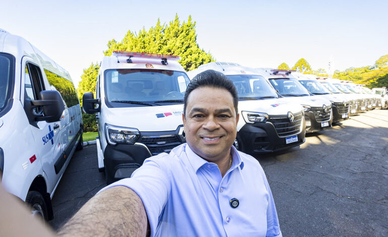 Itapevi conquista mais de R$ 3 milhões para fortalecer a Saúde e amplia frota com três novas ambulâncias