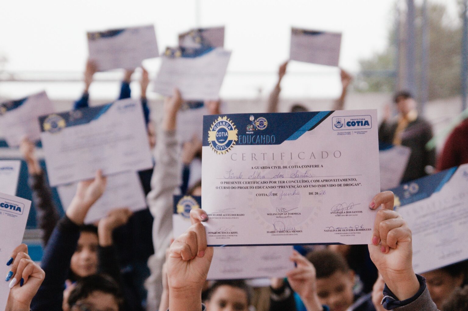 Participação das famílias marca formatura de mais 550 alunos no Projeto Educando