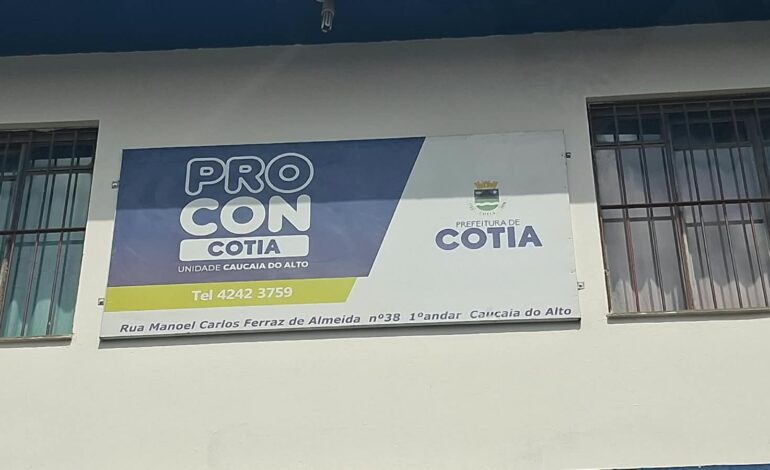 A partir desta quinta-feira (17), o Procon de Caucaia do Alto passa a atender em novo endereço: Rua Benedito Pires da Silva Sobrinho, nº 157, no Jardim Planalto.
