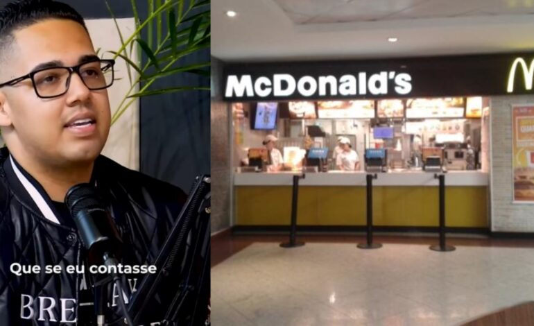 INFLUENCIADOR DE ITAPEVI RELATA EPISÓDIO DE HOMOFOBIA EM UNIDADE DO MCDONALD’S NO AEROPORTO DE GUARULHOS