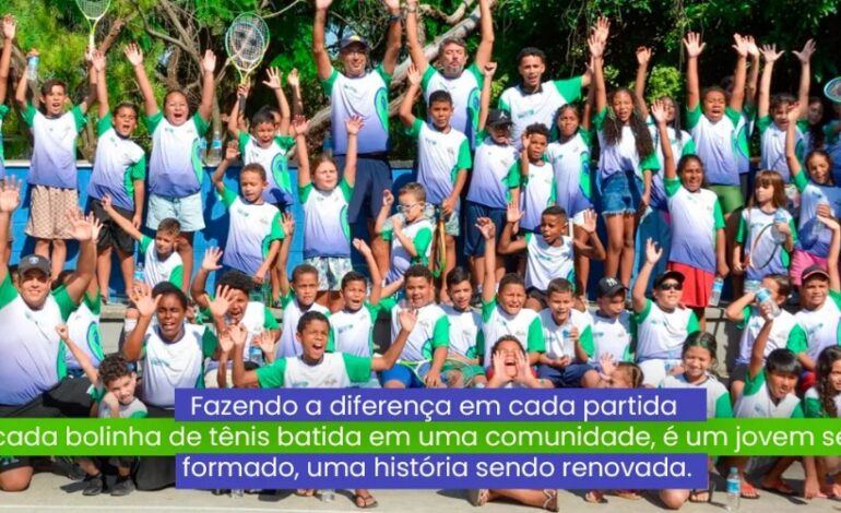 PROJETO DE ITAPEVI, RAQUETES PARA A VIDA GANHA DESTAQUE NA GLOBO