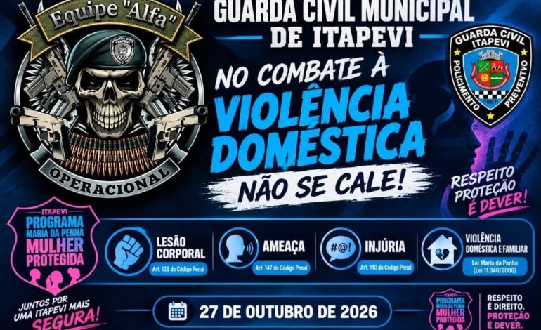 GCM DE ITAPEVI PRENDE HOMEM POR VIOLÊNCIA DOMÉSTICA NO CENTRO