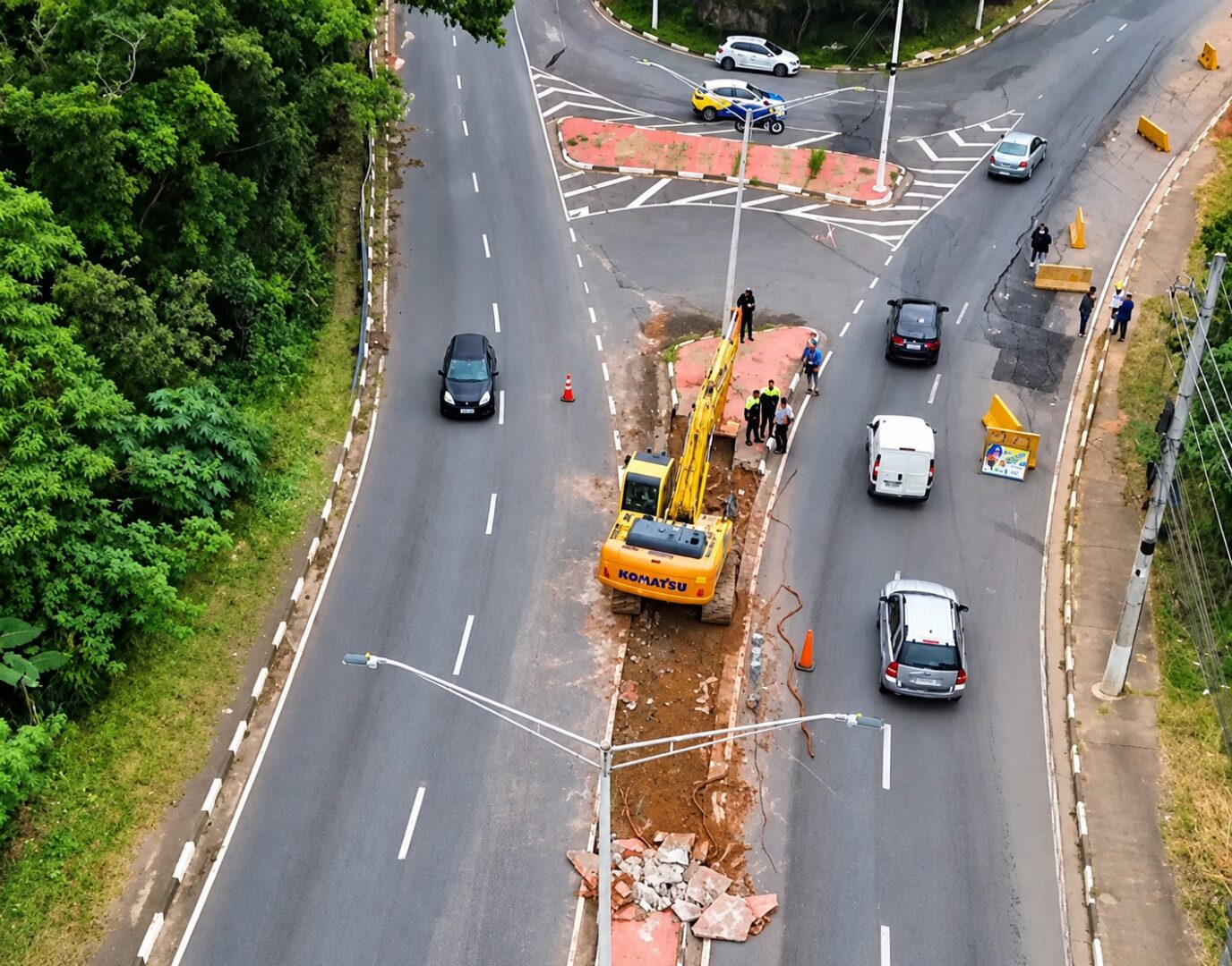 Estrada de Caucaia tem alterações no tráfego devido problemas de solo